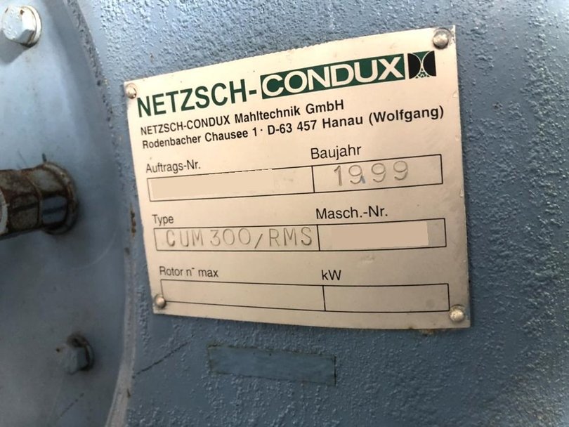 NETZSCH製粉砕機の詳細画像｜1枚目